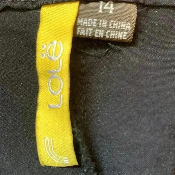 Lole black, NWOT super stretchy, athletic/ hiking  capris - Picture 6 of 8